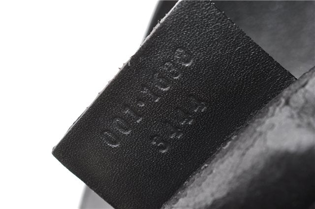Authentic GUCCI Bamboo 2Way Shoulder Hand Bag Leather 0011638 Black 1231G