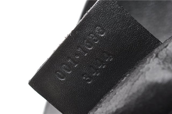 Authentic GUCCI Bamboo 2Way Shoulder Hand Bag Leather 0011638 Black 1231G