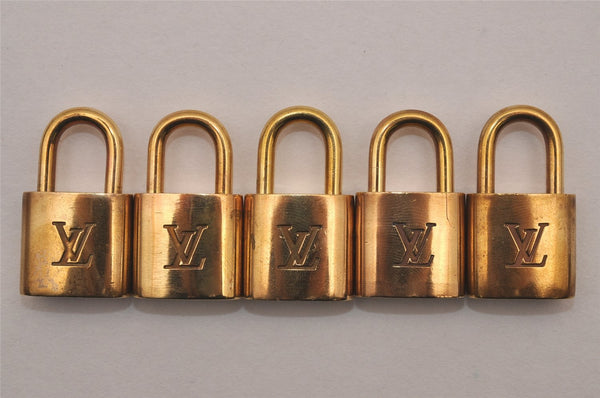 Authentic Louis Vuitton Padlock Gold 10Set LV 1231I