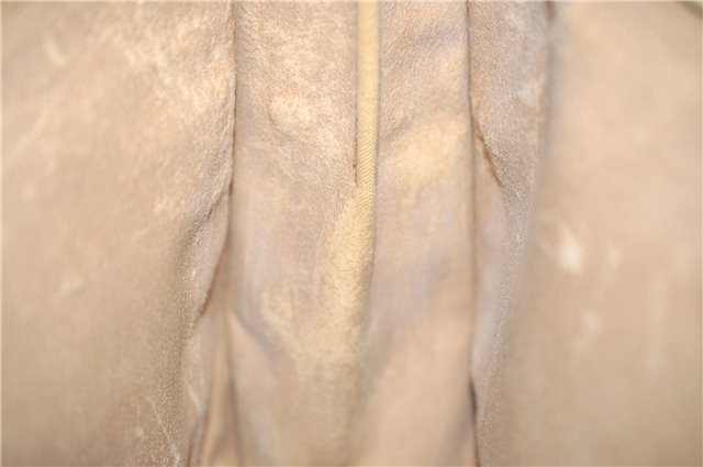 Authentic GUCCI Vintage Clutch Hand Bag Purse GG PVC Leather Brown 1233G