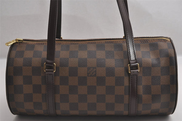 Authentic Louis Vuitton Damier Papillon 30 Hand Bag Purse N51303 LV 1233I