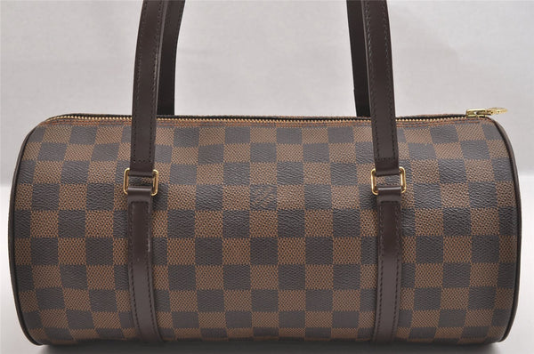 Authentic Louis Vuitton Damier Papillon 30 Hand Bag Purse N51303 LV 1233I