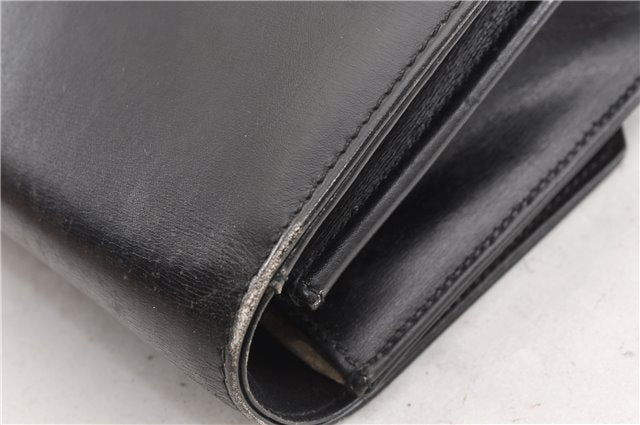 Authentic GUCCI Vintage 2Way Business Documents Case Leather Black 1234G