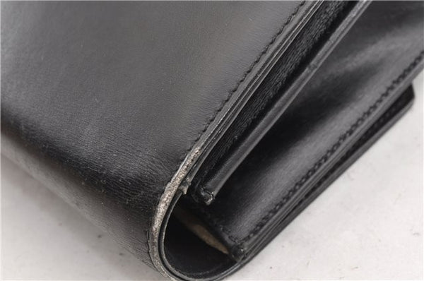Authentic GUCCI Vintage 2Way Business Documents Case Leather Black 1234G