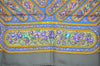 Authentic HERMES Carre 90 Scarf "QALAMDAN" Silk Gray 1234I