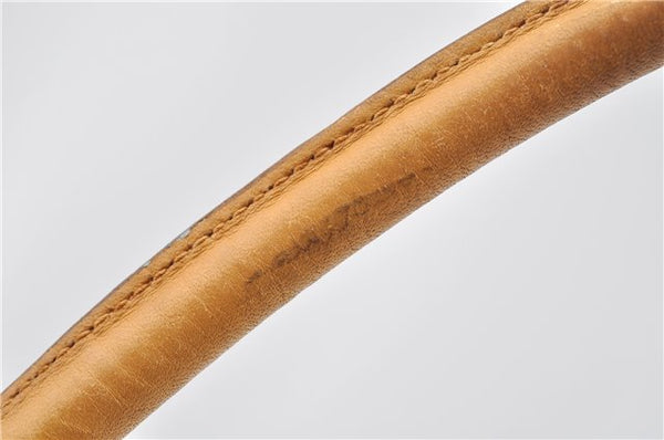 Authentic GUCCI Micro GG PVC Leather Shoulder Tote Bag Brown 1235G