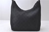 Authentic GUCCI Shoulder Hand Bag Purse GG Canvas Leather 28335 Black 1236D