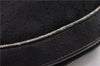 Authentic CELINE Macadam Blason Shoulder Cross Bag Canvas Leather Black 1236G