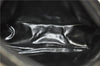 Authentic CELINE Macadam Blason Shoulder Cross Bag Canvas Leather Black 1236G