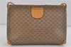 Authentic GUCCI Micro GG PVC Leather Shoulder Cross Body Bag Purse Brown 1237D