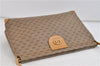 Authentic GUCCI Micro GG PVC Leather Shoulder Cross Body Bag Purse Brown 1237D