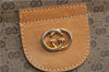 Authentic GUCCI Micro GG PVC Leather Shoulder Cross Body Bag Purse Brown 1237D
