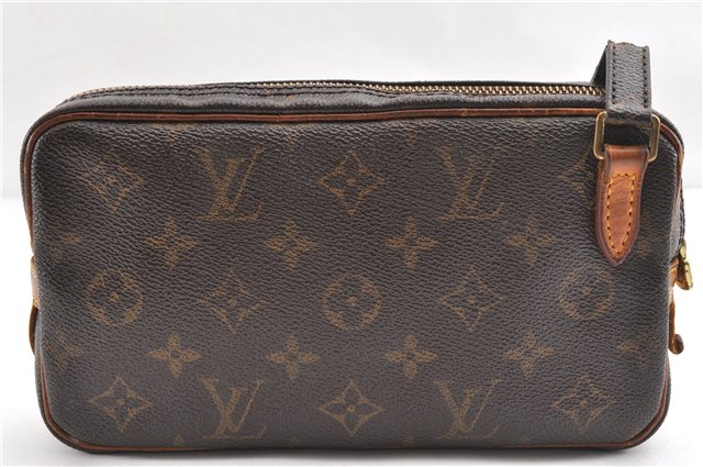 Auth Louis Vuitton Monogram Marly Bandouliere Shoulder Cross Bag M51828 LV 1237G