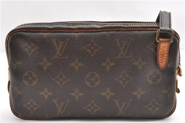 Auth Louis Vuitton Monogram Marly Bandouliere Shoulder Cross Bag M51828 LV 1237G