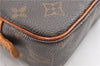 Auth Louis Vuitton Monogram Marly Bandouliere Shoulder Cross Bag M51828 LV 1237G