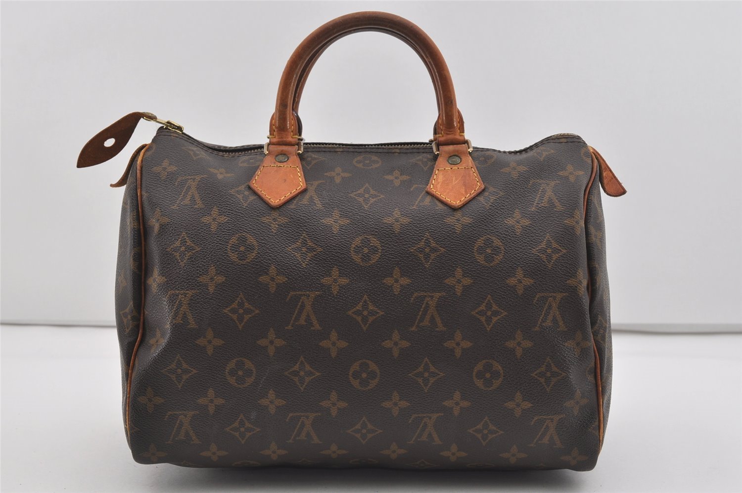 Authentic Louis Vuitton Monogram Speedy 30 Hand Boston Bag M41526 LV 1237I
