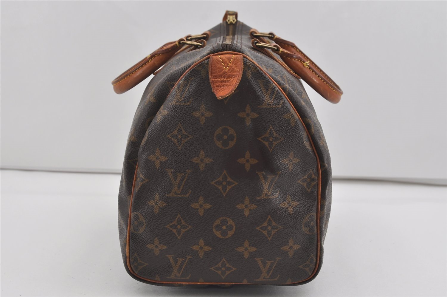 Authentic Louis Vuitton Monogram Speedy 30 Hand Boston Bag M41526 LV 1237I