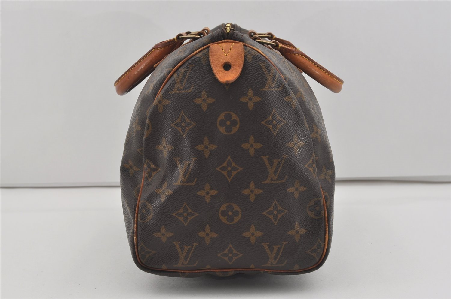 Authentic Louis Vuitton Monogram Speedy 30 Hand Boston Bag M41526 LV 1237I