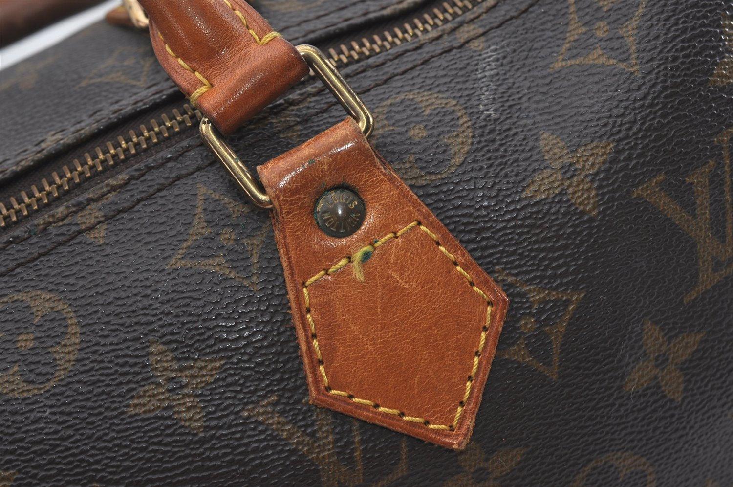 Authentic Louis Vuitton Monogram Speedy 30 Hand Boston Bag M41526 LV 1237I