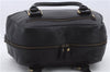 Authentic BURBERRY Vintage Leather Shoulder Tote Bag Black 1238D