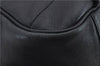 Authentic BURBERRY Vintage Leather Shoulder Tote Bag Black 1238D