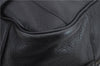 Authentic BURBERRY Vintage Leather Shoulder Tote Bag Black 1238D