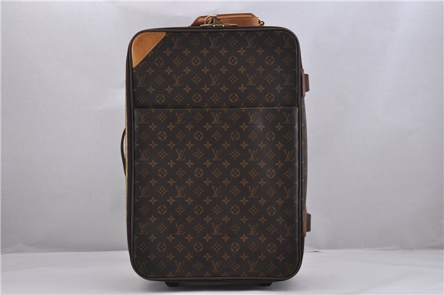 Authentic Louis Vuitton Monogram Pegase 55 Travel Suitcase M23294 LV 1238F