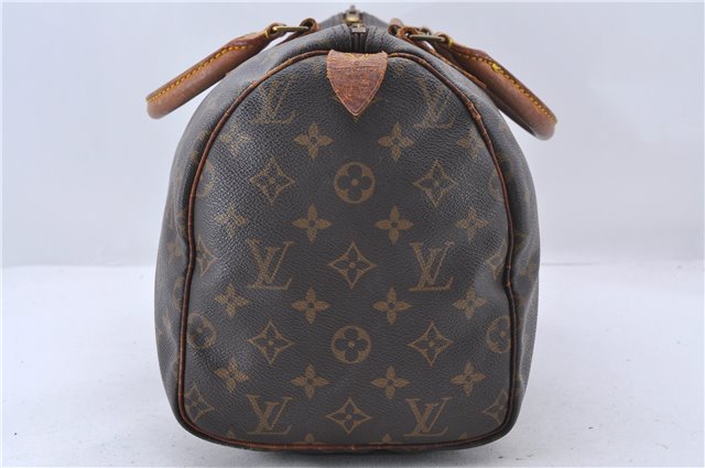 Authentic Louis Vuitton Monogram Speedy 30 Hand Bag M41526 LV 1239D