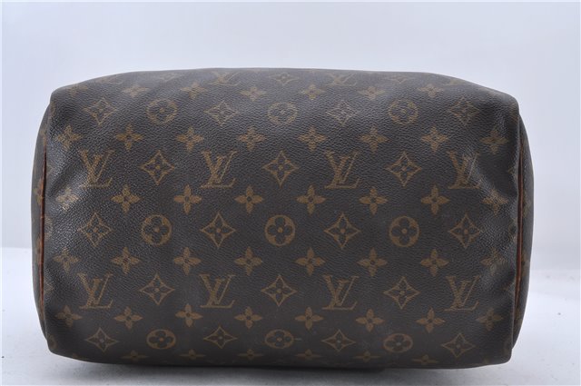 Authentic Louis Vuitton Monogram Speedy 30 Hand Bag M41526 LV 1239D