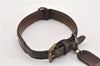 Authentic Louis Vuitton Monogram Collar Baxter MM Dog Collar M58071 LV 1240G