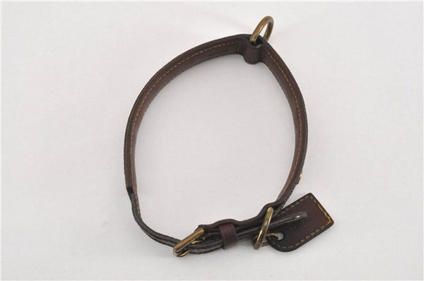 Authentic Louis Vuitton Monogram Collar Baxter MM Dog Collar M58071 LV 1240G