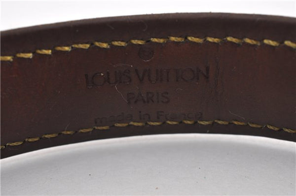 Authentic Louis Vuitton Monogram Collar Baxter MM Dog Collar M58071 LV 1240G