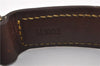 Authentic Louis Vuitton Monogram Collar Baxter MM Dog Collar M58071 LV 1240G