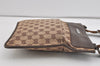 Authentic GUCCI Shoulder Cross Body Bag GG Canvas Leather 27639 Brown 1240I