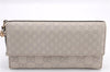 Authentic GUCCI Guccissima Leather Long Wallet Purse 323396 Ivory Box 1241F