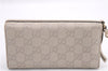 Authentic GUCCI Guccissima Leather Long Wallet Purse 323396 Ivory Box 1241F