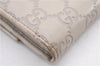 Authentic GUCCI Guccissima Leather Long Wallet Purse 323396 Ivory Box 1241F