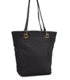 Authentic GUCCI Shoulder Hand Tote Bag GG Canvas Leather 0021099 Black 1241G