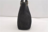 Authentic GUCCI Shoulder Hand Tote Bag GG Canvas Leather 0021099 Black 1241G