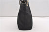 Authentic GUCCI Shoulder Hand Tote Bag GG Canvas Leather 0021099 Black 1241G