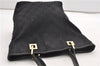 Authentic GUCCI Shoulder Hand Tote Bag GG Canvas Leather 0021099 Black 1241G
