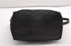 Authentic GUCCI Shoulder Hand Tote Bag GG Canvas Leather 0021099 Black 1241G