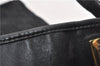 Authentic GUCCI Shoulder Hand Tote Bag GG Canvas Leather 0021099 Black 1241G