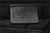 Authentic GUCCI Shoulder Hand Tote Bag GG Canvas Leather 0021099 Black 1241G