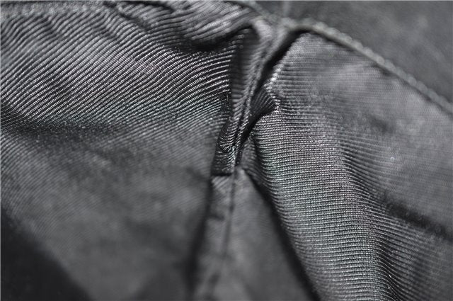 Authentic GUCCI Shoulder Hand Tote Bag GG Canvas Leather 0021099 Black 1241G