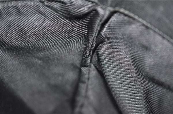 Authentic GUCCI Shoulder Hand Tote Bag GG Canvas Leather 0021099 Black 1241G