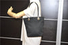 Authentic GUCCI Shoulder Hand Tote Bag GG Canvas Leather 0021099 Black 1241G