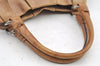 Authentic PRADA Vintage Leather Shoulder Tote Bag Brown 1241I