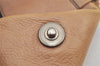 Authentic PRADA Vintage Leather Shoulder Tote Bag Brown 1241I