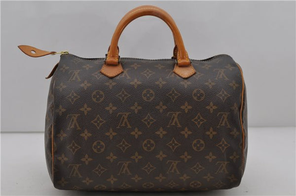 Authentic Louis Vuitton Monogram Speedy 30 Hand Bag Purse M41526 LV 1244D